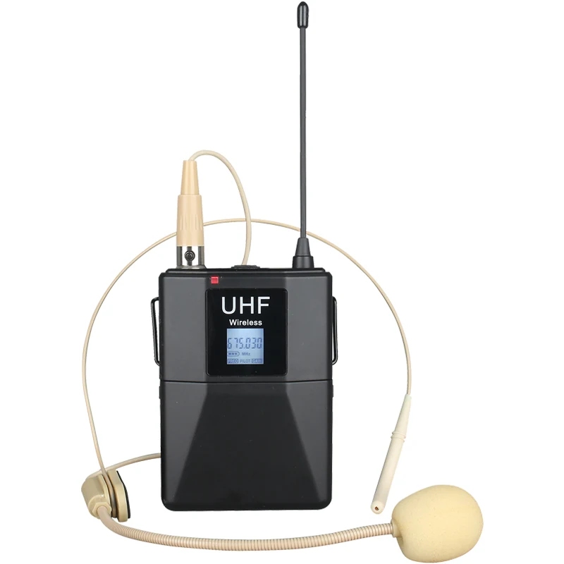 UHF Bodypack & Headset Microphone